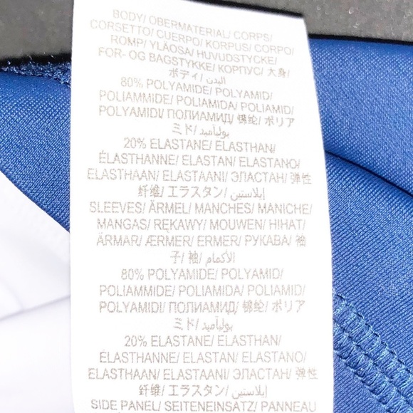 Boden Dark Blue and White Long Sleeve Rash Guard Size 11-12Y - Picture 7 of 8